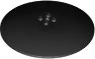 Black Dish 10 x 10 Inverted (Radar) - Solid Studs