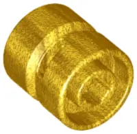Pearl Gold Wheel 11mm D. x 12mm, Hole Notched for Wheels Holder Pin