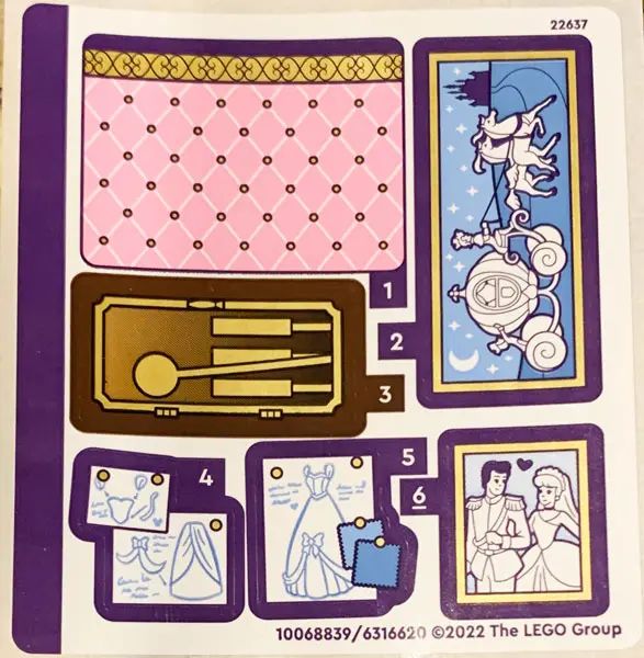 Sticker Sheet for Set 43206 - (10068839/6316620)