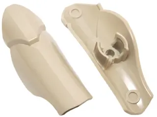 Tan Large Figure Armor, Leg Shin Guard with Ball Joint Socket