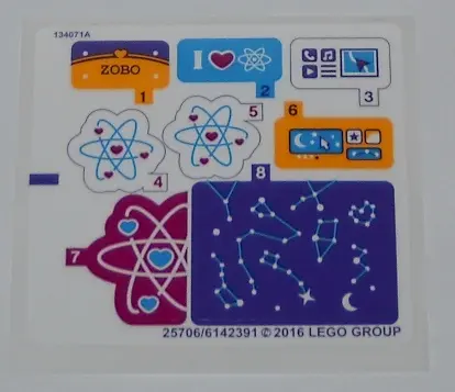 Sticker Sheet for Set 41116 - (25706/6142391)