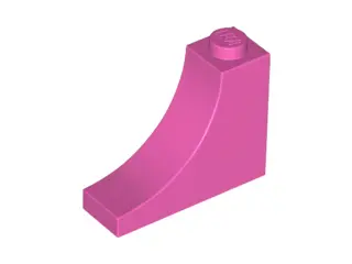 Dark Pink Arch 1 x 3 x 2 Inverted