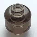 Trans-Brown Minifigure, Head (Plain)
