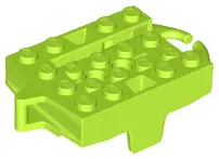 Lime Vehicle, Base 4 x 5 Roller Coaster Car
