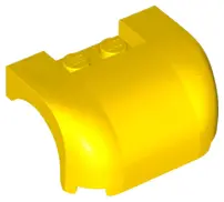 Yellow Vehicle, Mudguard 3 x 4 x 1 2/3 Curved Fenders