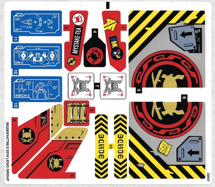 Sticker Sheet for Set 70596 - Sheet 1 (26326/6147788)