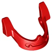 Red Minifigure, Visor Chin Guard