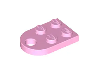 Bright Pink Plate, Modified 2 x 3 with Hole