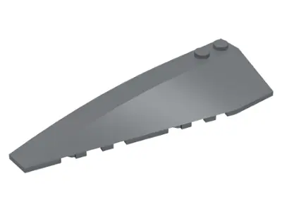 Dark Bluish Gray Wedge 10 x 3 Left
