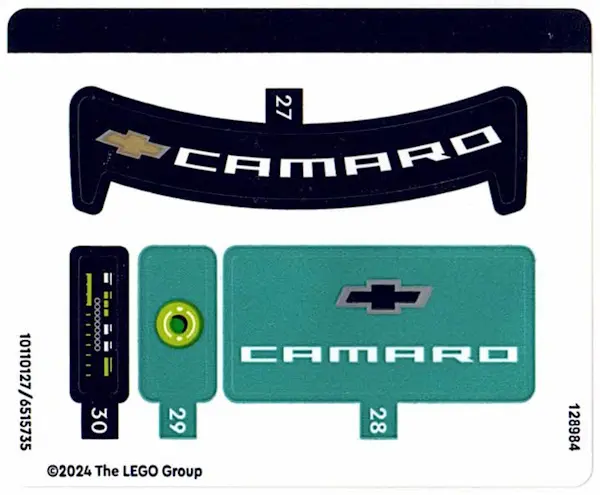 Sticker Sheet for Set 76935, Sheet 2 - (10110127/6515735)