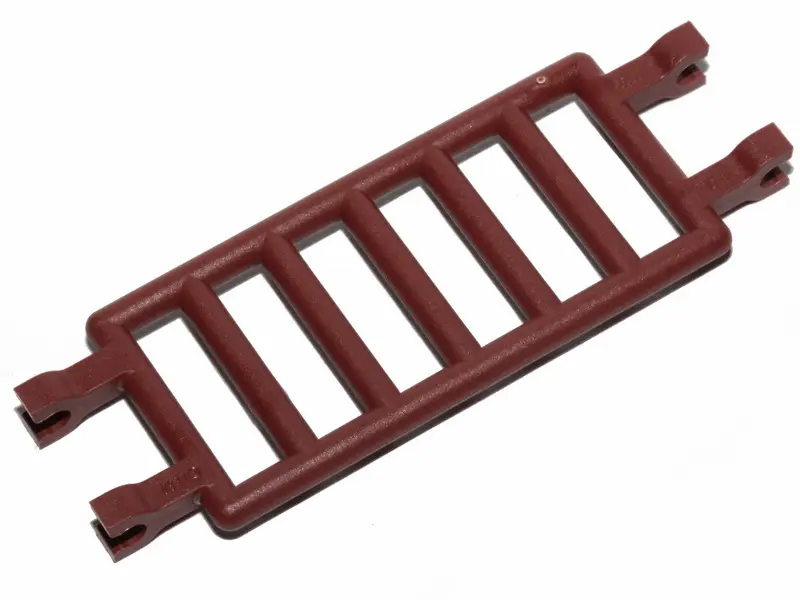 Reddish Brown Bar 7 x 3 with 4 Clips (Ladder)