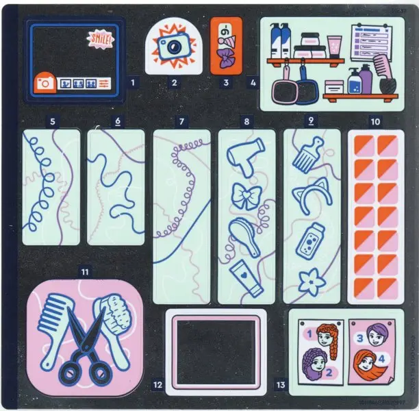 Sticker Sheet for Set 42662, Mirrored - (10110448/6520997)