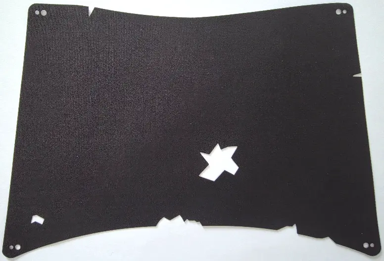 Cloth Sail 31 x 20 1/2 with 2 Tattered Holes