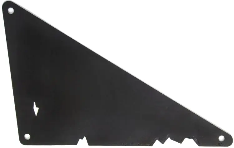 Cloth Sail Triangular 16 x 22 1/2 with Tattered Hole