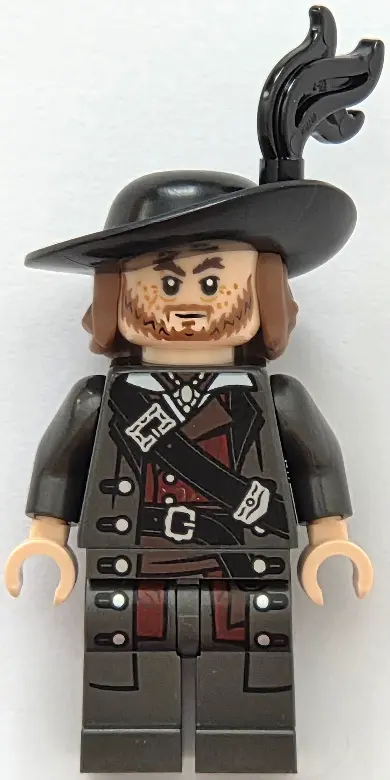 Hector Barbossa - Pearl Dark Gray Coat