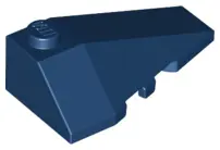 Dark Blue Wedge 4 x 2 Triple Right