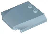 Sand Blue Wedge 4 x 4 x 2/3 Triple Curved