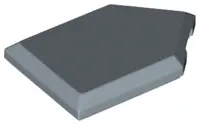Sand Blue Tile, Modified 2 x 3 Pentagonal