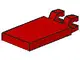 Red Tile, Modified 2 x 3 with 2 Clips (Undetermined Type)