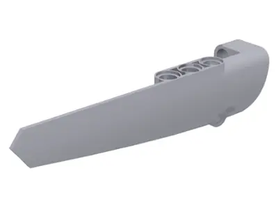 Light Bluish Gray Technic, Panel Fairing # 5 Long Smooth, Side A
