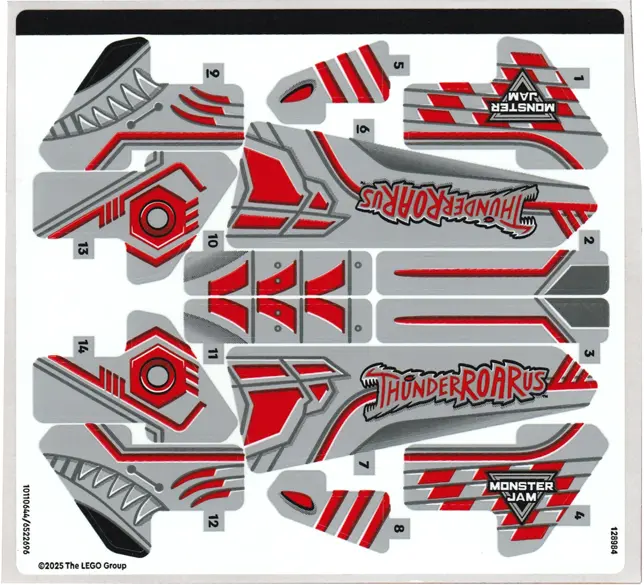 Sticker Sheet for Set 42200 - (10110644/6522696)