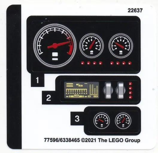 Sticker Sheet for Set 42127 - (77596/6338465)