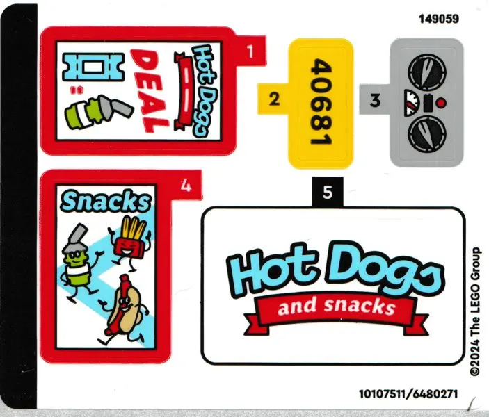 Sticker Sheet for Set 40681 - (10107511/6480271)