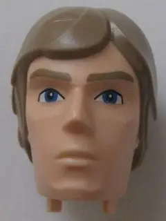 Light Nougat Large Figure Head Modified SW Luke Skywalker Pattern