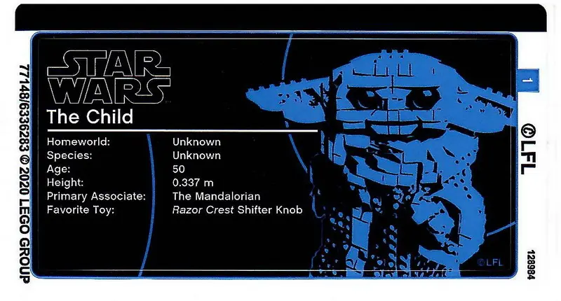 Sticker Sheet for Set 75318 - (77148/6336283)