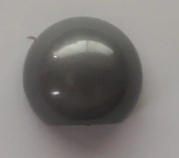 Flat Silver Cylinder Hemisphere 2 x 2 with Cutout