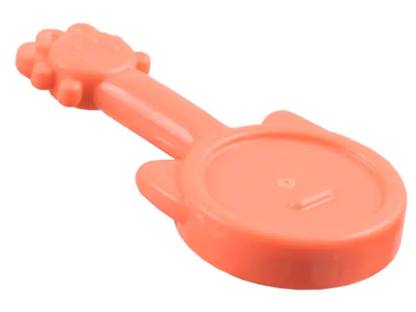 Coral Minifigure, Utensil Musical Instrument, Banjo with Cat Ears
