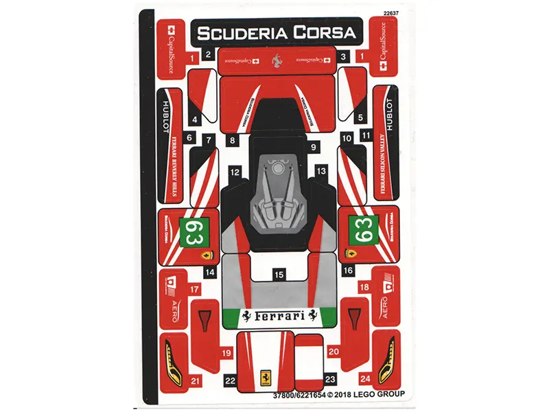 Sticker Sheet for Set 75886 - (37800/6221654)