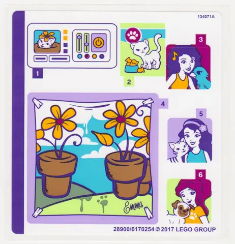 Sticker Sheet for Set 41305 - (28900/6170254)
