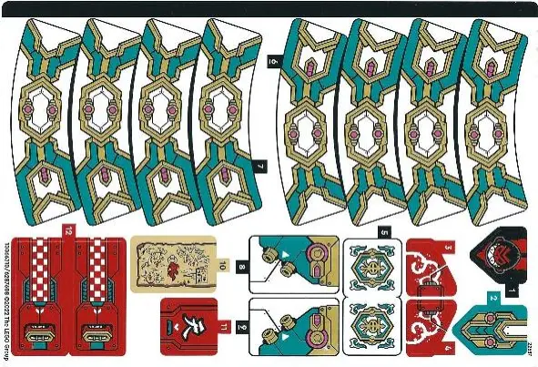 Sticker Sheet for Set 80037 - (10066310/6287608)