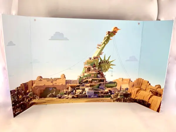 Paper Cardboard Backdrop for Set 70820, Apocalypseburg Scene / Queen Watevra's 'So-Not-Evil' Space P