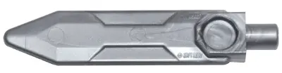 Flat Silver Minifigure, Weapon Sword, Blade with Bar End