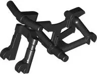 Black Bicycle Frame, Heavy Mountain Bike with Handlebars