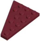 Dark Red Wedge, Plate 6 x 4 Right