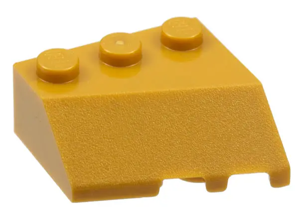 Pearl Gold Wedge 3 x 3 Sloped Left