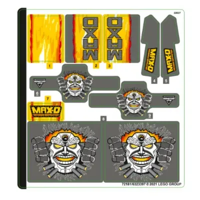 Sticker Sheet for Set 42119 - (72181/6323397)