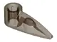 Trans-Brown Bionicle 1 x 3 Tooth with Axle Hole (Bohrok Eye)