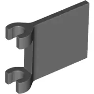 Dark Bluish Gray Flag 2 x 2 Square with Flared Edge