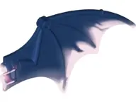 Dark Blue Dragon Wing 13 x 8 with Trans-Dark Pink Trailing Edge Pattern