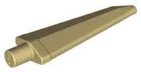 Tan Minifigure, Weapon Sword, Spike Flexible 3.5L with Bar End