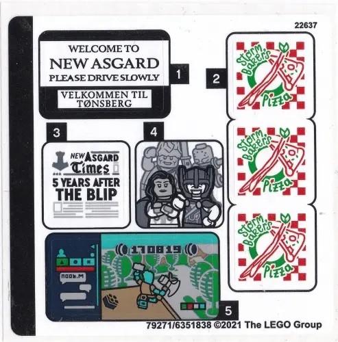 Sticker Sheet for Set 76200 - (79271/6351838)
