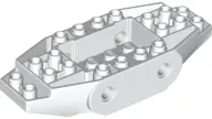White Vehicle, Base 4 x 10 x 1 2/3 with 4 Pin Holes