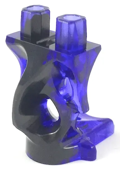 Trans-Purple Lower Body, Ghost with Marbled Black Pattern