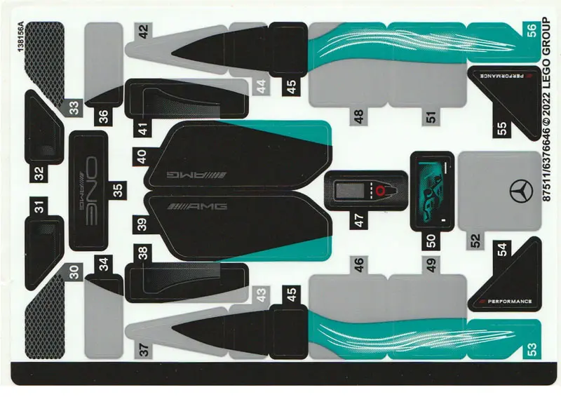 Sticker Sheet for Set 76909, Sheet 2 - (87511/6376646)