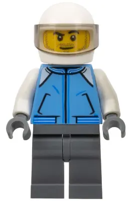 Helicopter Pilot - Medium Blue Jacket
