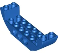 Blue Slope, Curved 8 x 2 x 2 Inverted Double